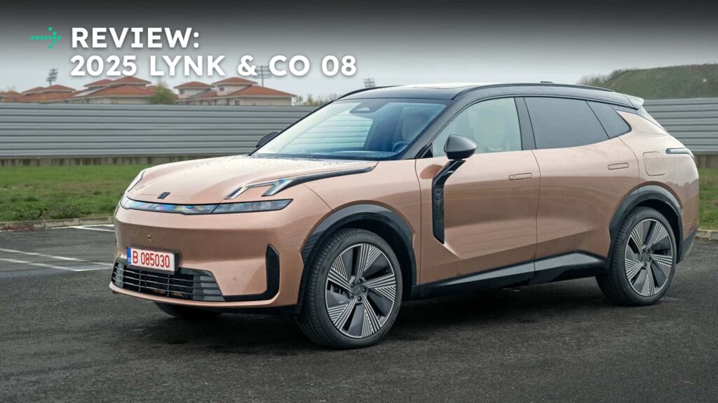 2025 Lynk & Co 08 elbil SUV i moderne design på parkeringsplads