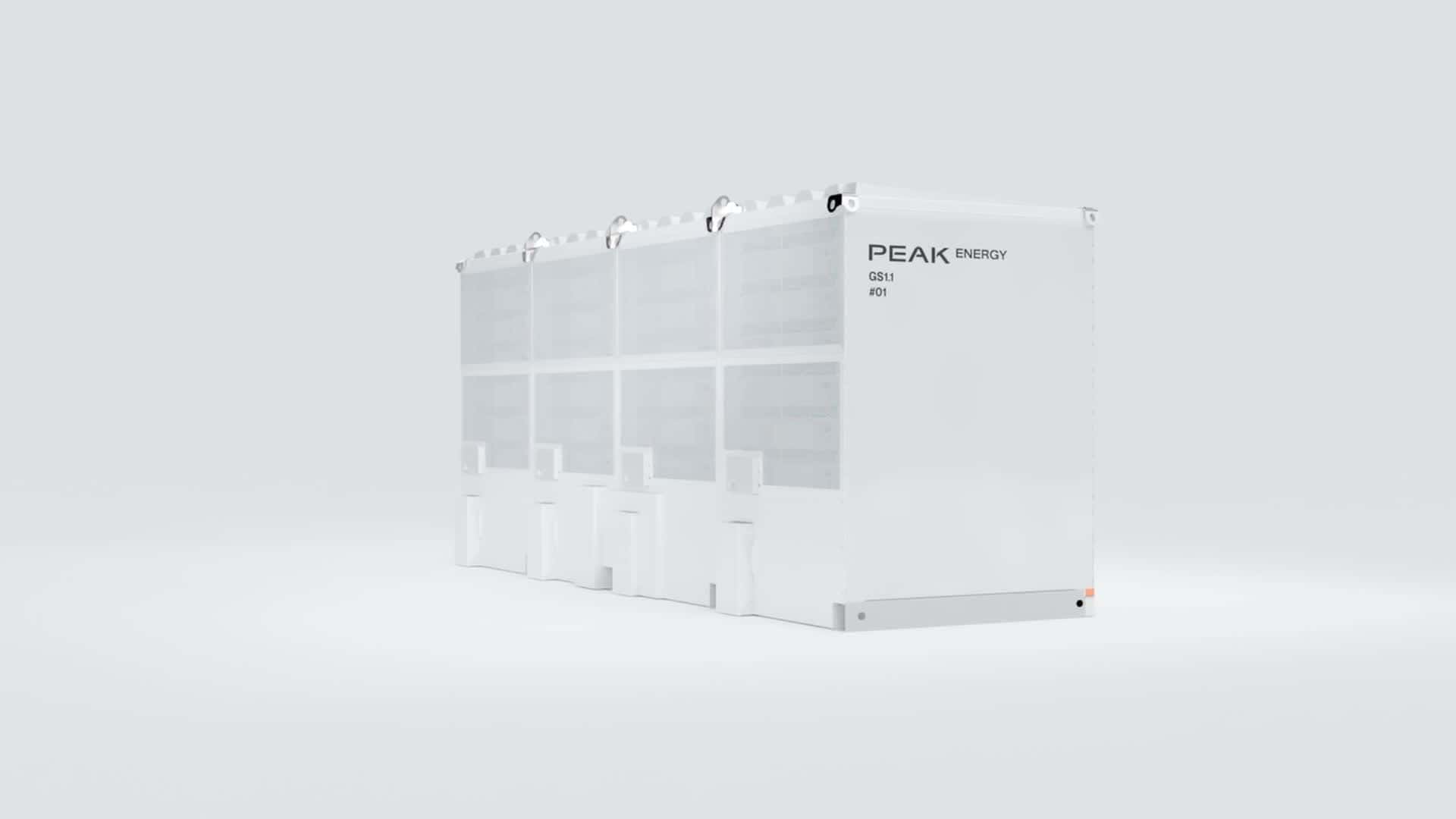 Batterilagringssystem fra Peak Energy