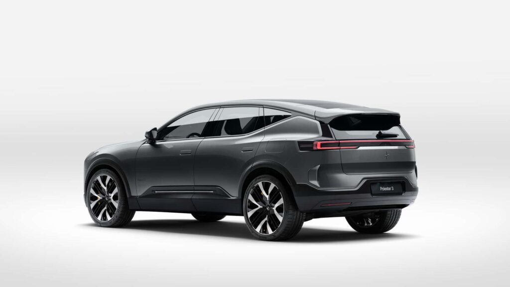 Sofistikeret elbil med elegant design og avanceret teknologi