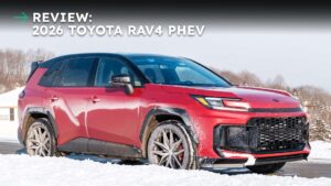 2026 Toyota RAV4 PHEV i snevejr, hybrid SUV-design