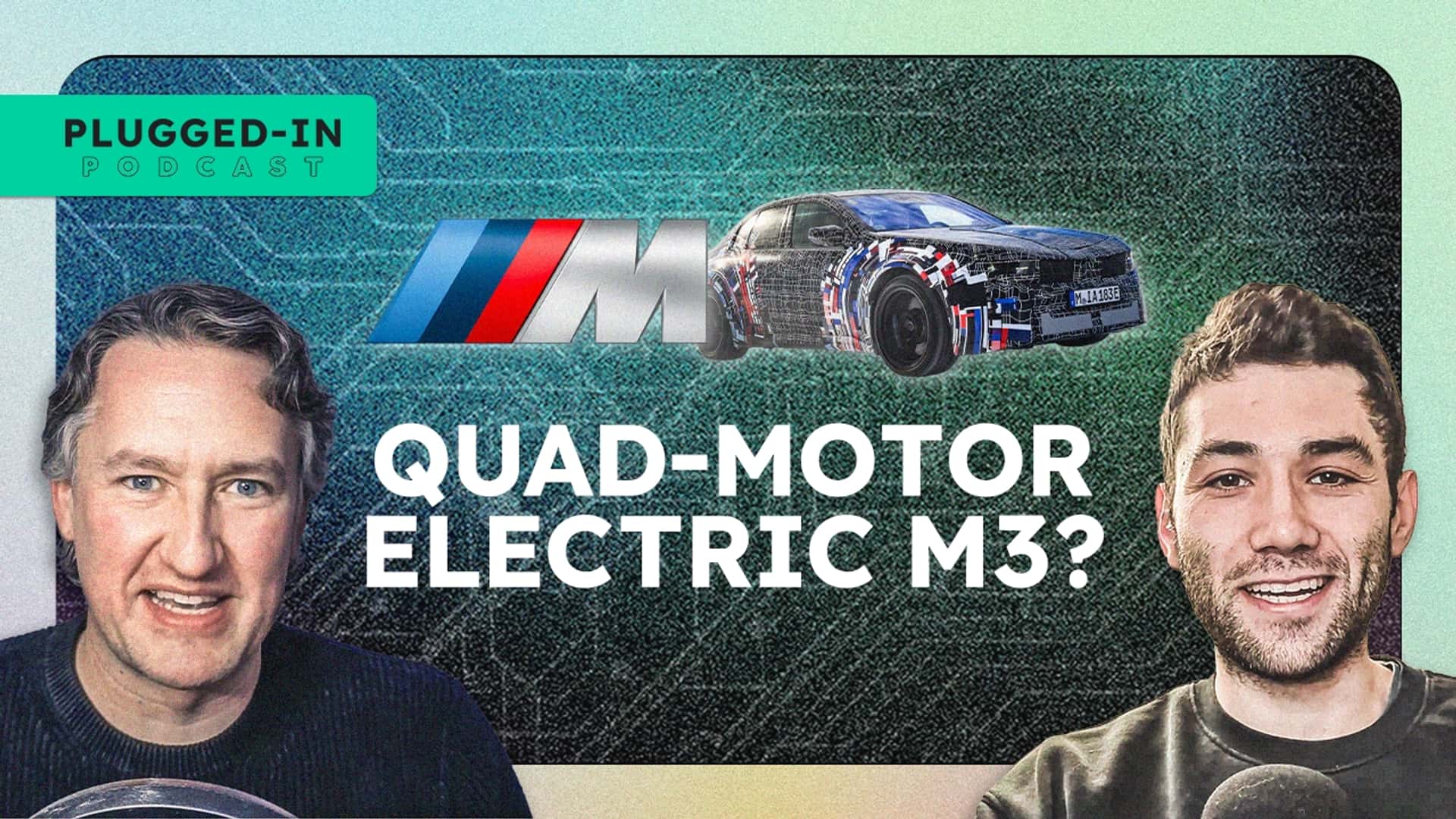 Podcast om BMW M3 quad-motor elbil med vært og gæst
