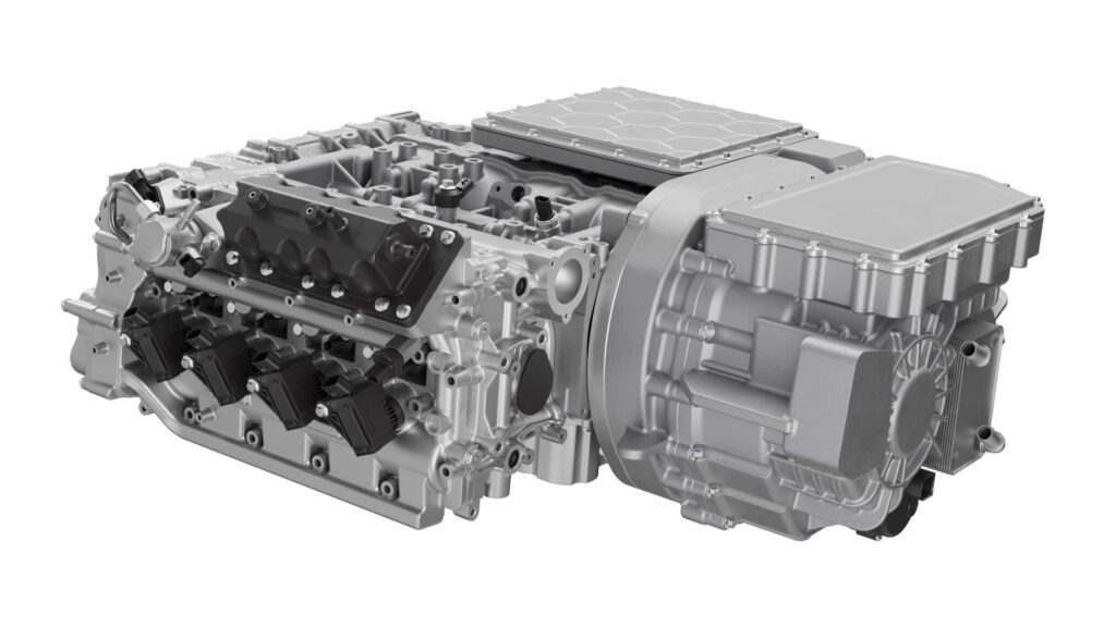 Tesla elektrisk motor med kompleks design og avanceret teknologi