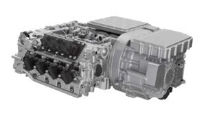 Tesla elektrisk motor med kompleks design og avanceret teknologi
