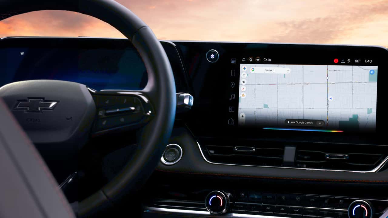 Chevrolet rat med infotainment skærm