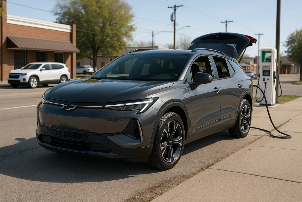 Chevrolet elektrisk SUV oplades ved stander