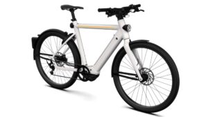 Elektrisk cykel med Volkswagen-logo