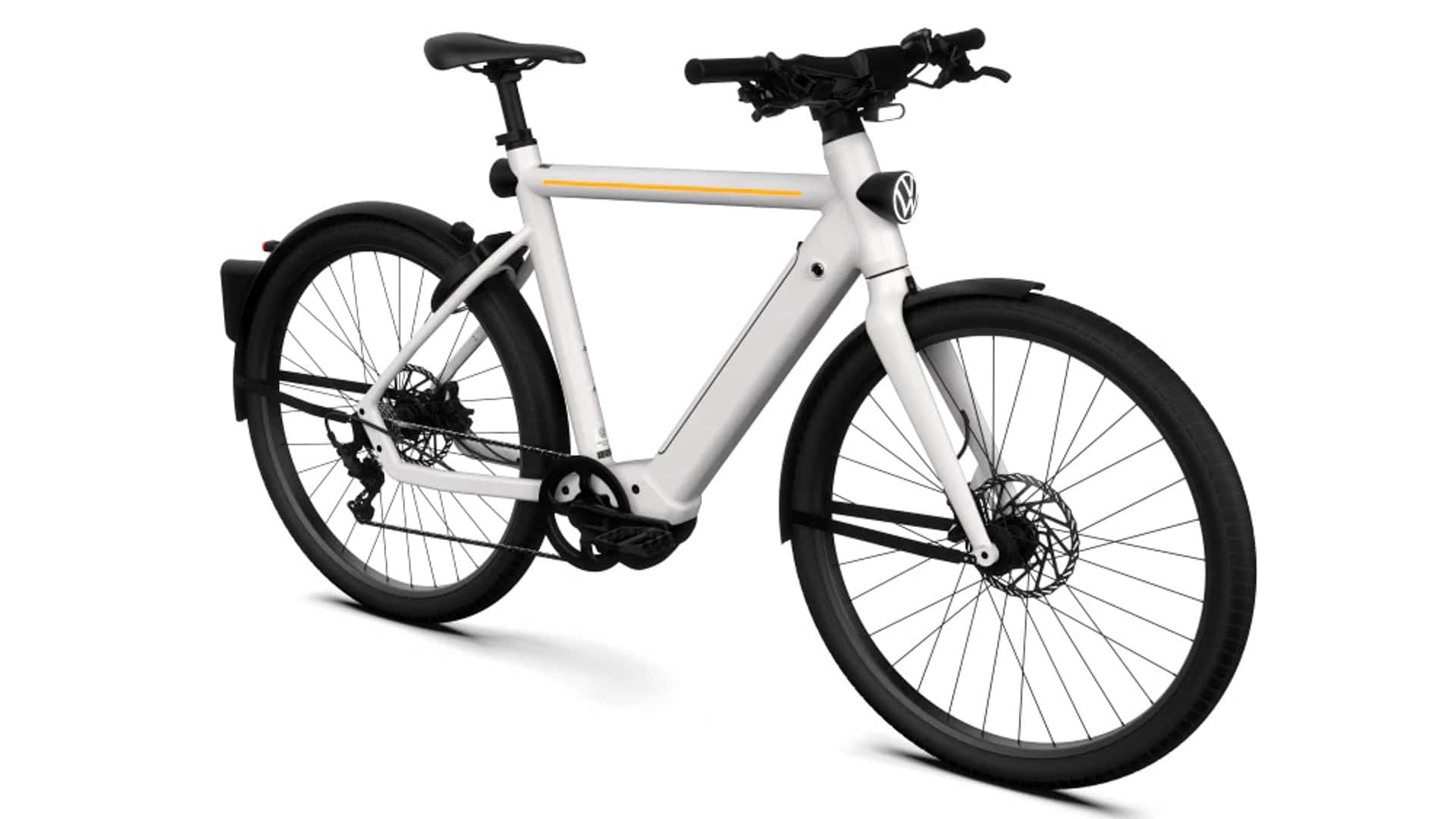 Elektrisk cykel med Volkswagen-logo