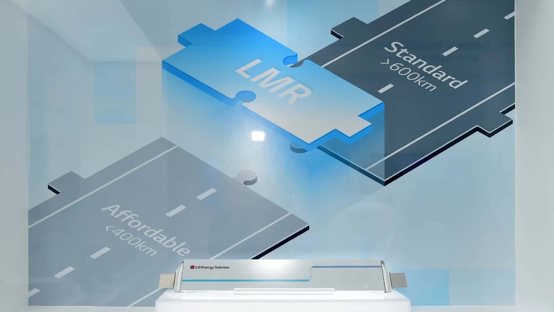 LG Energy Solution batterikoncept grafisk display