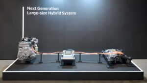 Næste generations stor hybrid system på udstillingsmonter