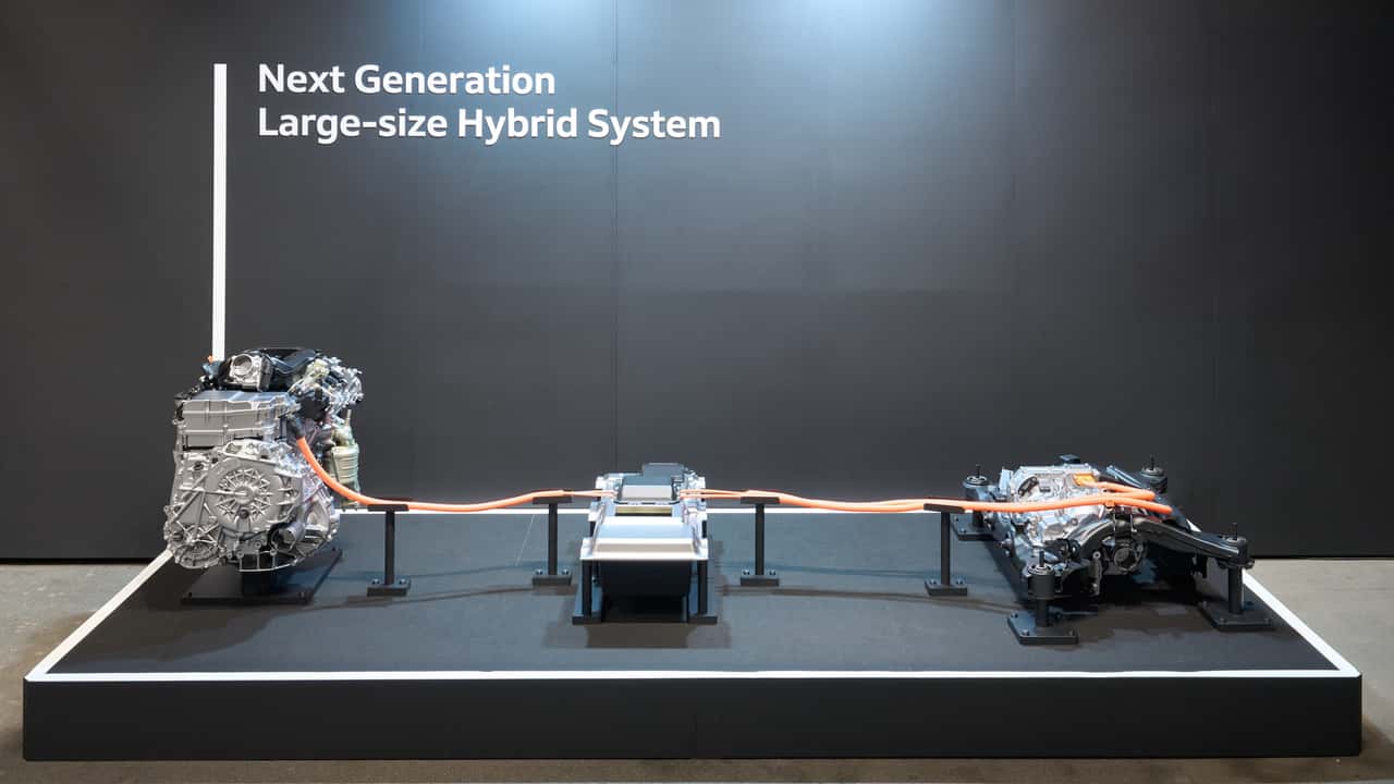 Næste generations stor hybrid system på udstillingsmonter