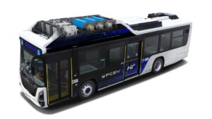 Toyota Sora brintbus parkeret